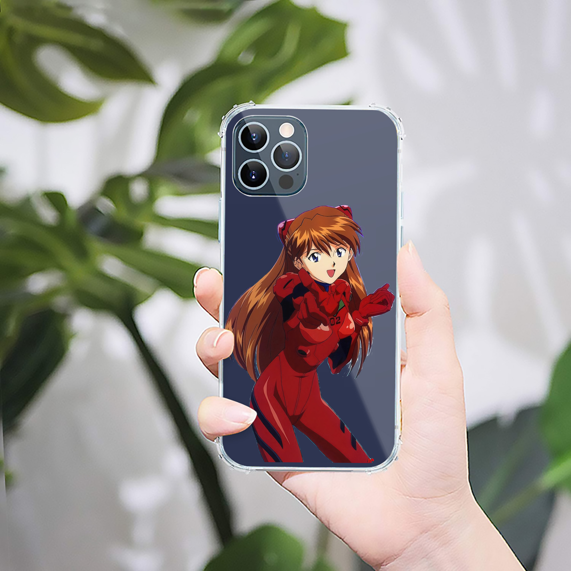 （画像用） EVA 新世紀エヴァンゲリオン 【iPhone 12シリーズ対応】透明スマホケース（クリアソフトケース）